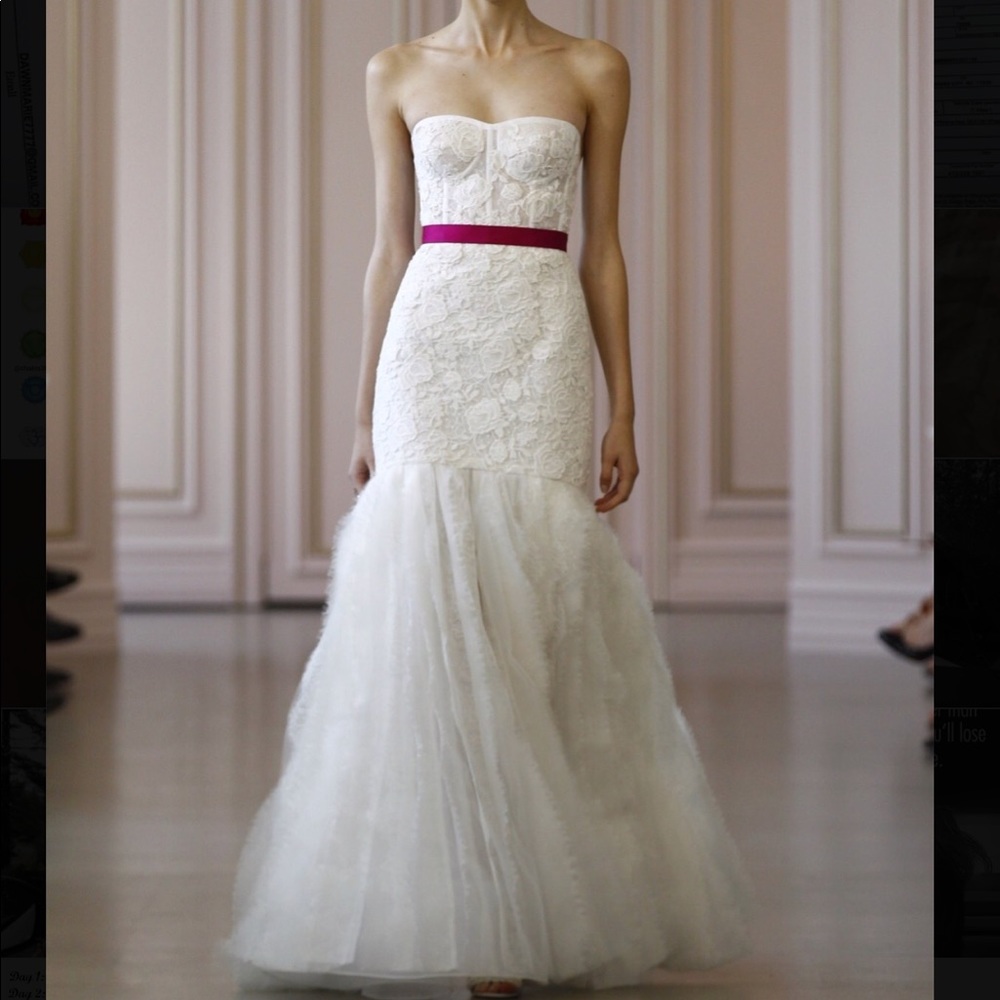 Oscar De La Renta Spring 2016 Ember Bridal Gown